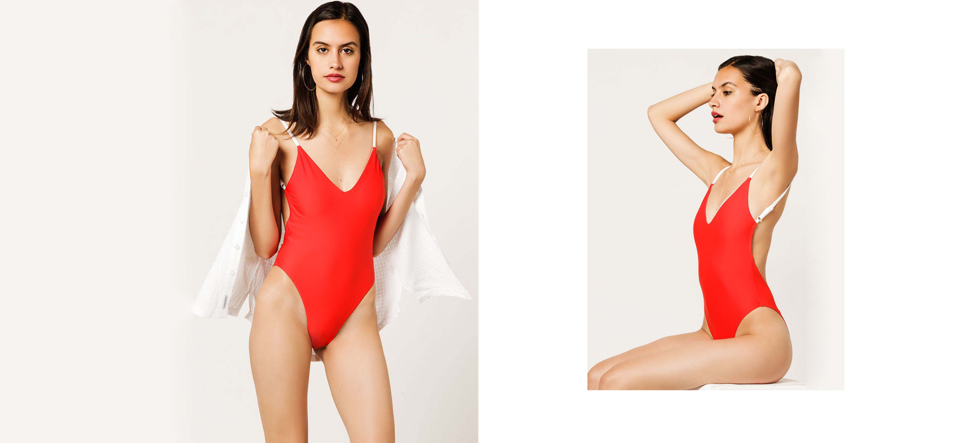 Scorpio White One-Piece Swimsuit